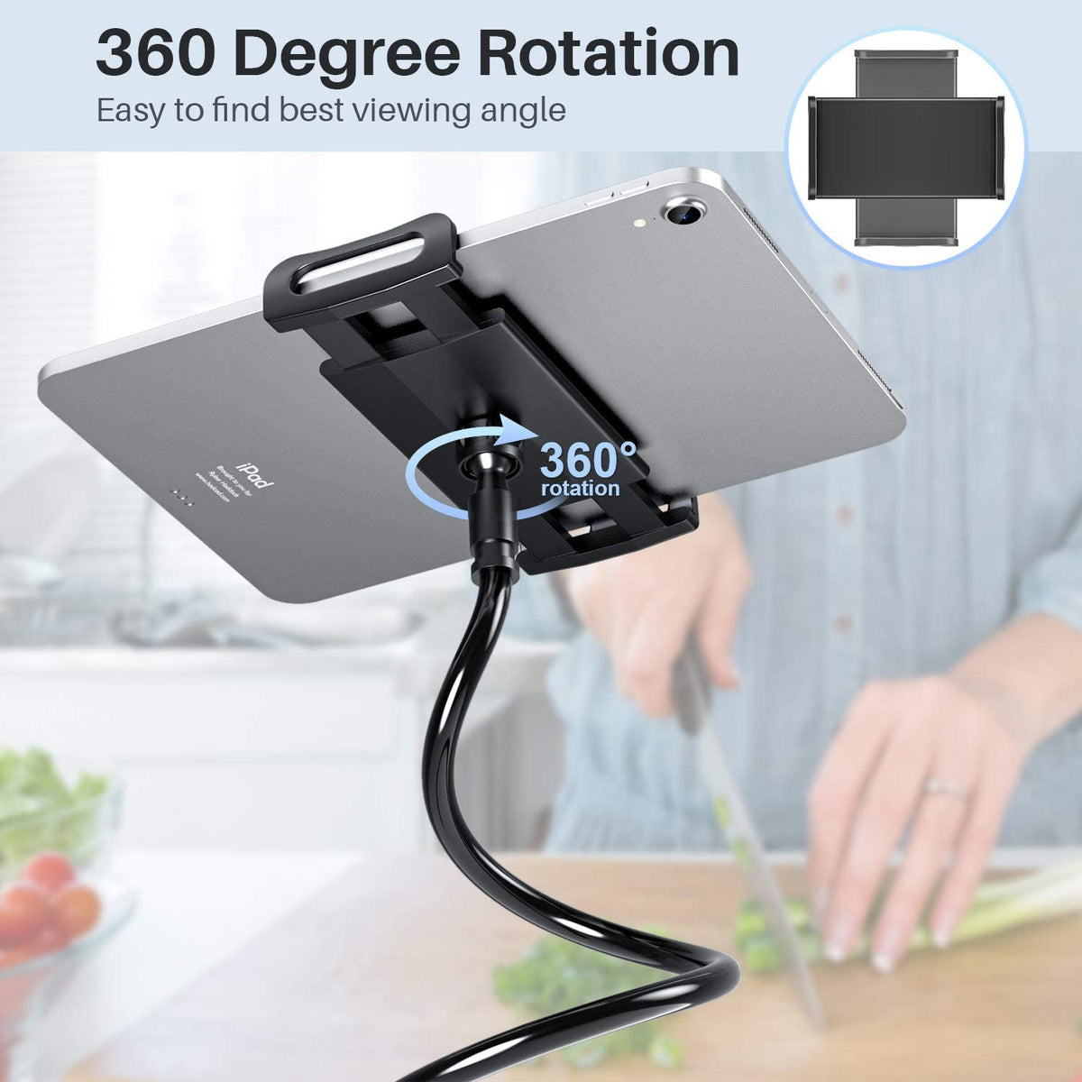 Tablet computer cooling bracket desktop with fan game silent ipad support  frame installed water-cooled folding lifting live broadcast lazy aluminum  alloy chase online class Video Stands phone Mounts 